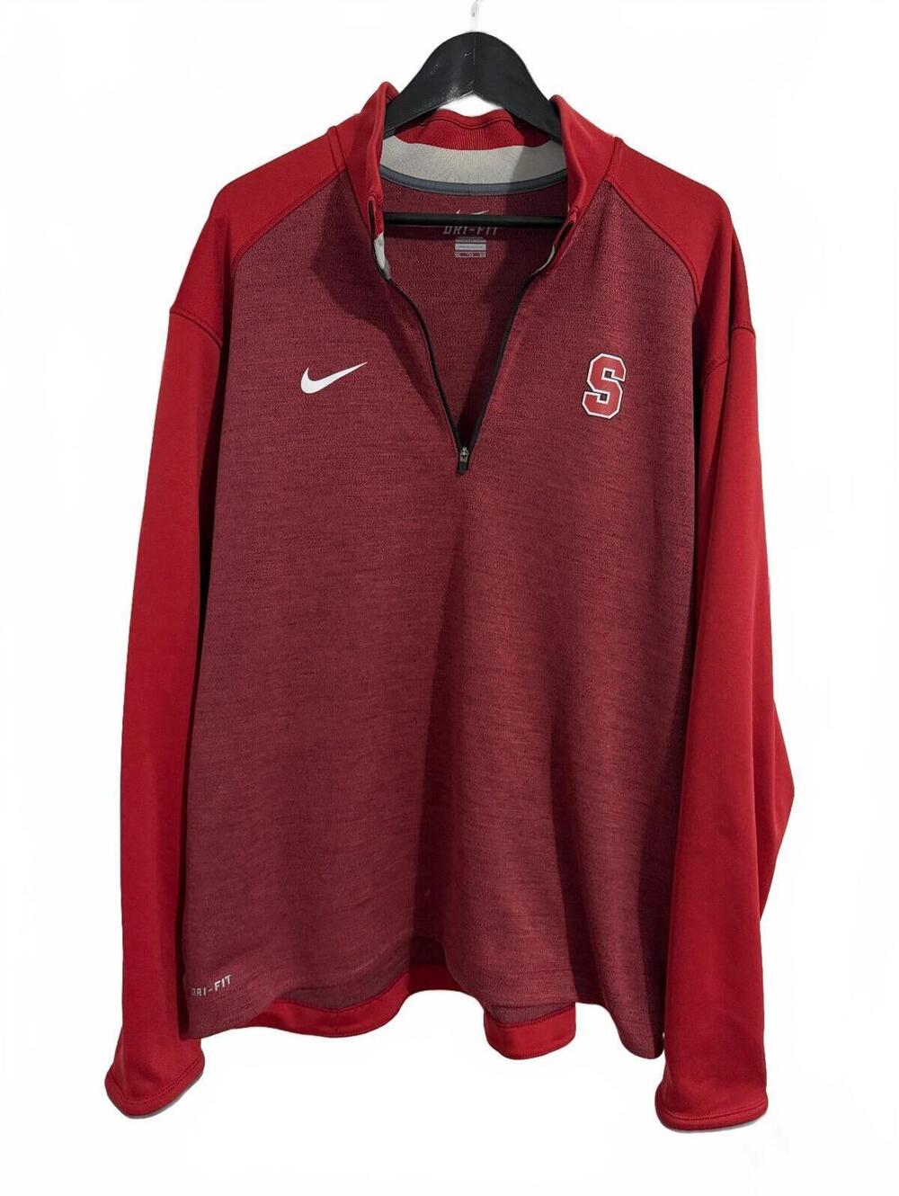 Stanford University Cardinal Nike Dri-Fit 1/4-Zip Size XXL